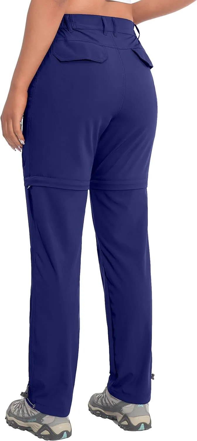 Little Donkey Andy Women's Hiking Zip Off Pants Quick Dry Convertible Shorts UPF 50  Lightweight Outdoor Fishing Safari Pants