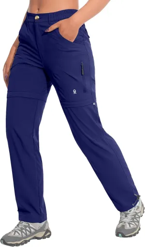 Little Donkey Andy Women's Hiking Zip Off Pants Quick Dry Convertible Shorts UPF 50  Lightweight Outdoor Fishing Safari Pants