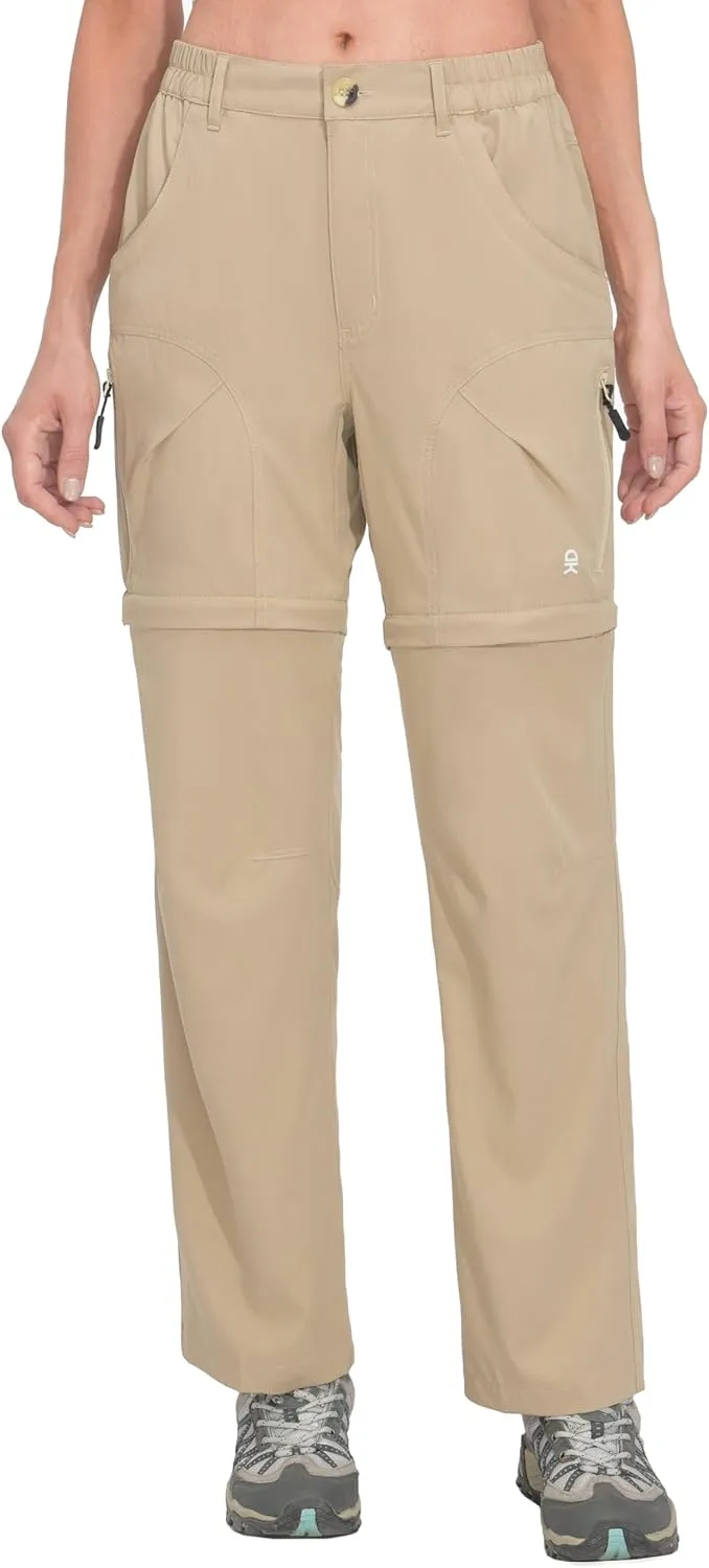 Little Donkey Andy Women's Hiking Zip Off Pants Quick Dry Convertible Shorts UPF 50  Lightweight Outdoor Fishing Safari Pants