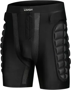 Lixada 3D Padded Shorts Protective Padded Shorts Hip Protection Pads Shorts Hip Pads 3D EVA for Snowboard Skate Ski
