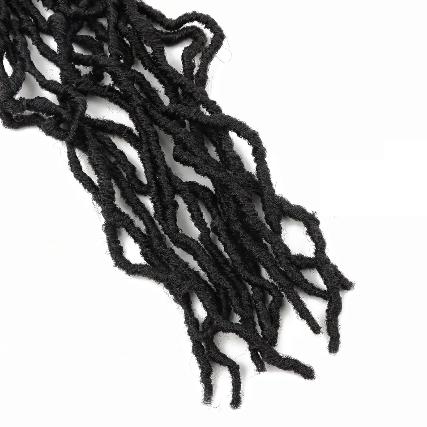 LMZIM 26 inch Soft Locs Crochet Hair Pre Looped 7 Packs Faux Locs Crochet Braids Synthetic Hair Extensions Goddess Locs Crochet Hair For Black Women 2#