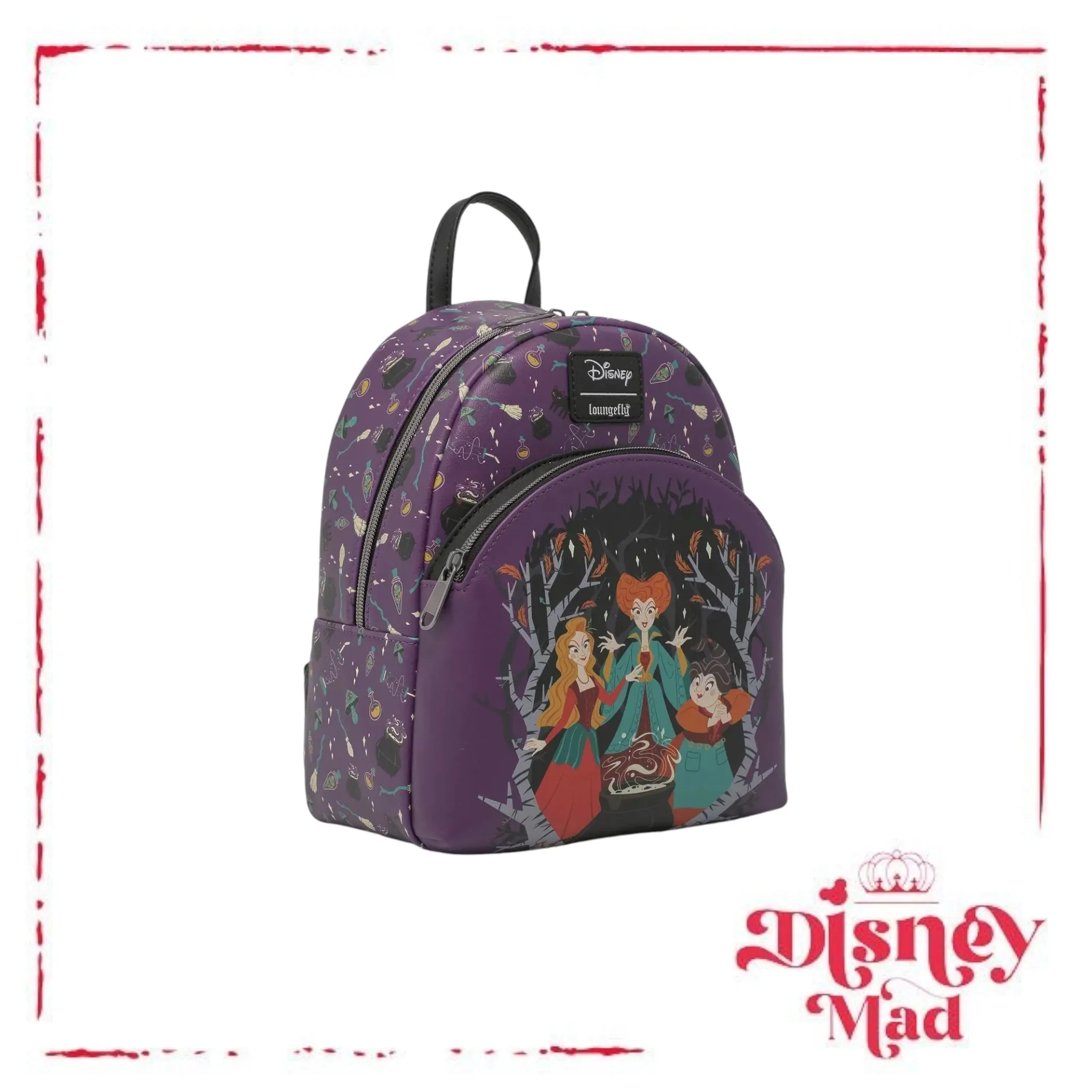 Loungefly Disney Hocus Pocus Sanderson Sisters Woods Mini Backpack
