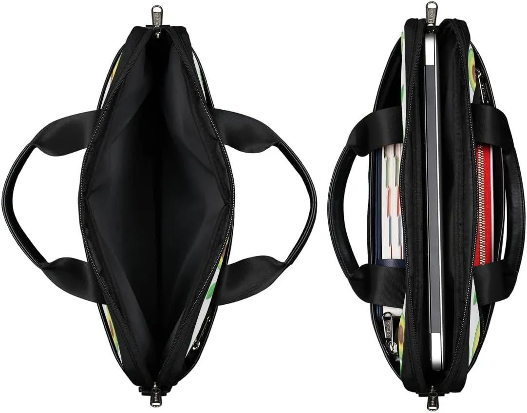 Love Letters Laptop Shoulder Messenger Bag Waterproof Laptop Briefcase Handle Padded Strap