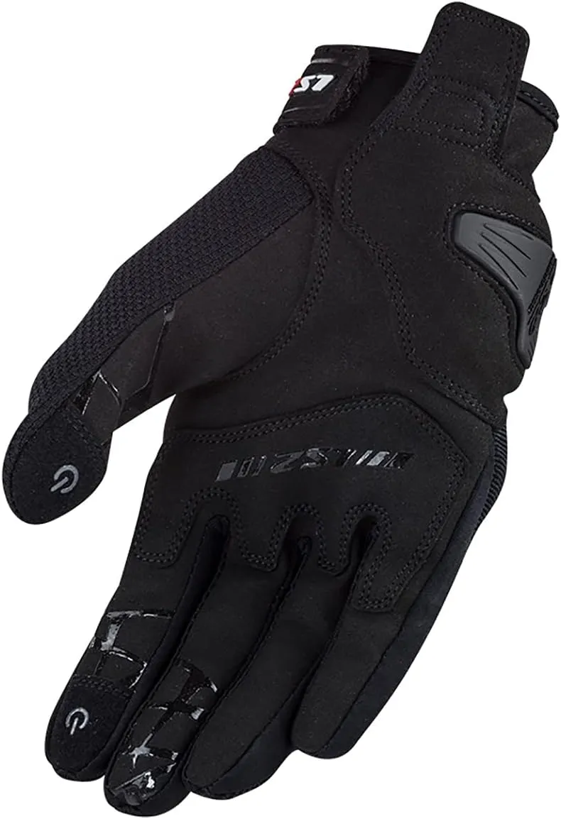 LS2 Helmets Men's Dart 2 Touring Glove (Black - Small)