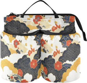 Luggage Cup Phone Holder Adjustable Japanese Style Flowers Clouds Caddy Bag Accessory Travel Accessories Gift World Travelers