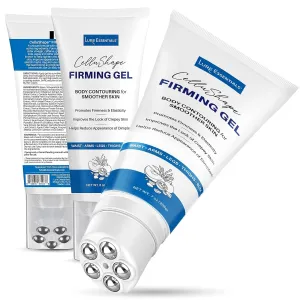 Lure Essentials Lift and Firm Serum Gel – Helps Reduce The Appearance of Cellulite on Thighs and Butt, Works Fast for Flat Belly Firming, Stomach, Neck and Chest (Gel   Massager)