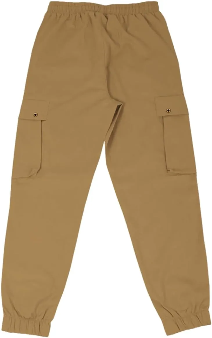 M Menmentings Men's Outdoor Jogging Casual Sweatpants Stretch Waist Lightweight Cargo Pants