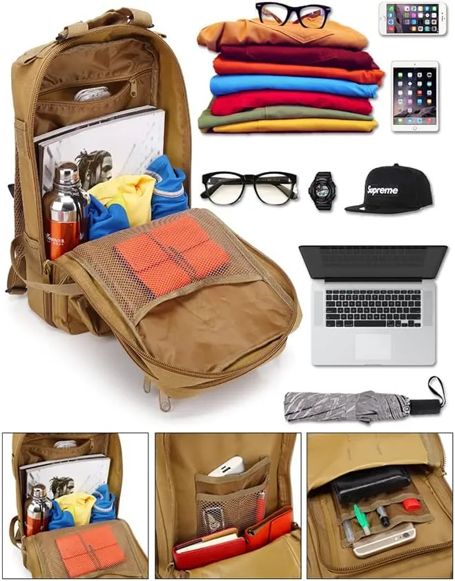 Magik 30L Military Tactical Bag Camping Outdoor EDC Travel Rucksack Hiking Backpack (ACU)