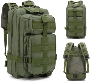 Magik 30L Military Tactical Bag Camping Outdoor EDC Travel Rucksack Hiking Backpack (Green)