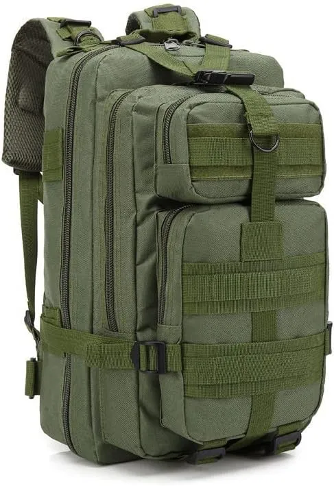 Magik 30L Military Tactical Bag Camping Outdoor EDC Travel Rucksack Hiking Backpack (Green)
