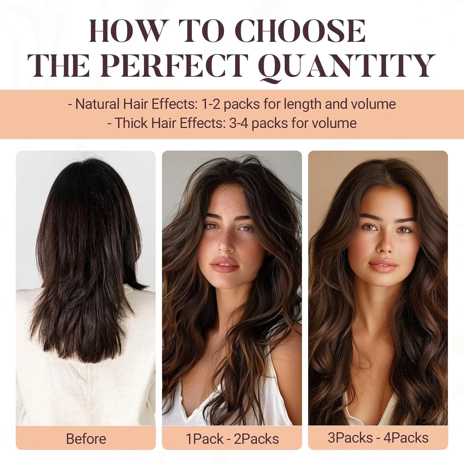 MAXITA Microlink Hair Extensions Human Hair Balayage Dark Brown Mixed Chestnut Brown Micro Bead Hair Extensions Virgin Human Hair, 50g/50 Strands/Pack, 14 In