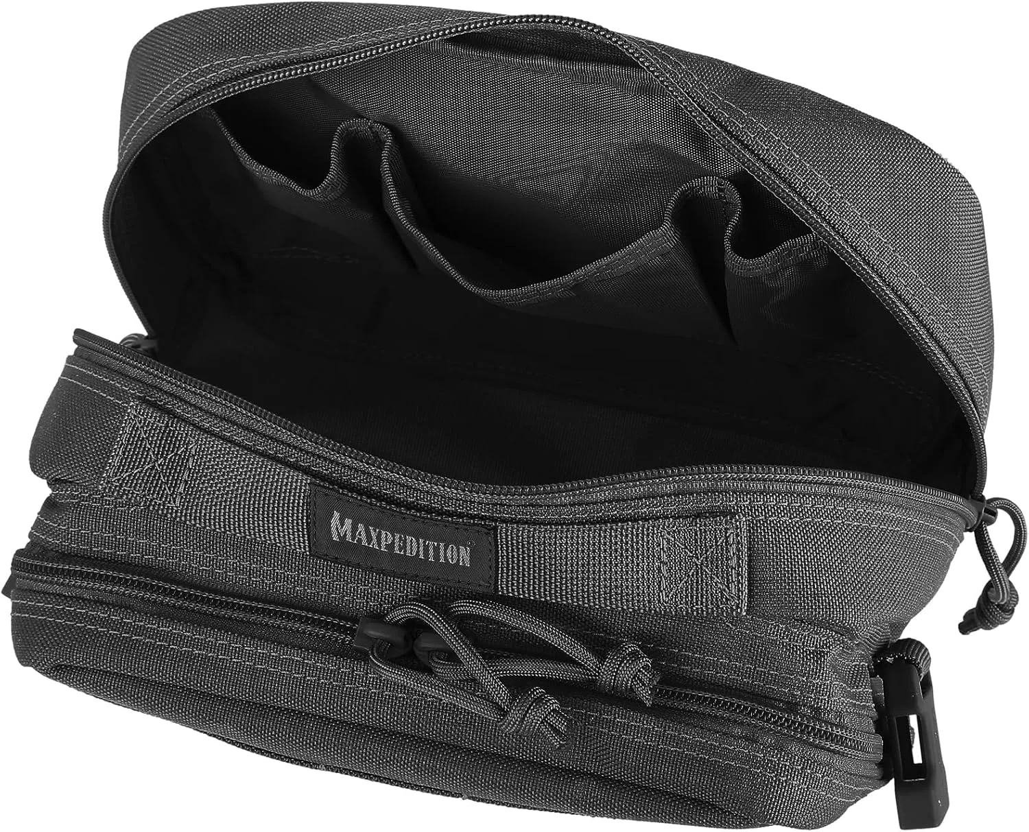 MAXPEDITION Gyrfalcon Backpack (Black) 36L Tactical Backpack with Detachable Waist Pack, MOLLE Internal Frame Rucksack, Military Survival Pack, Bug Out Bag, PT1054B