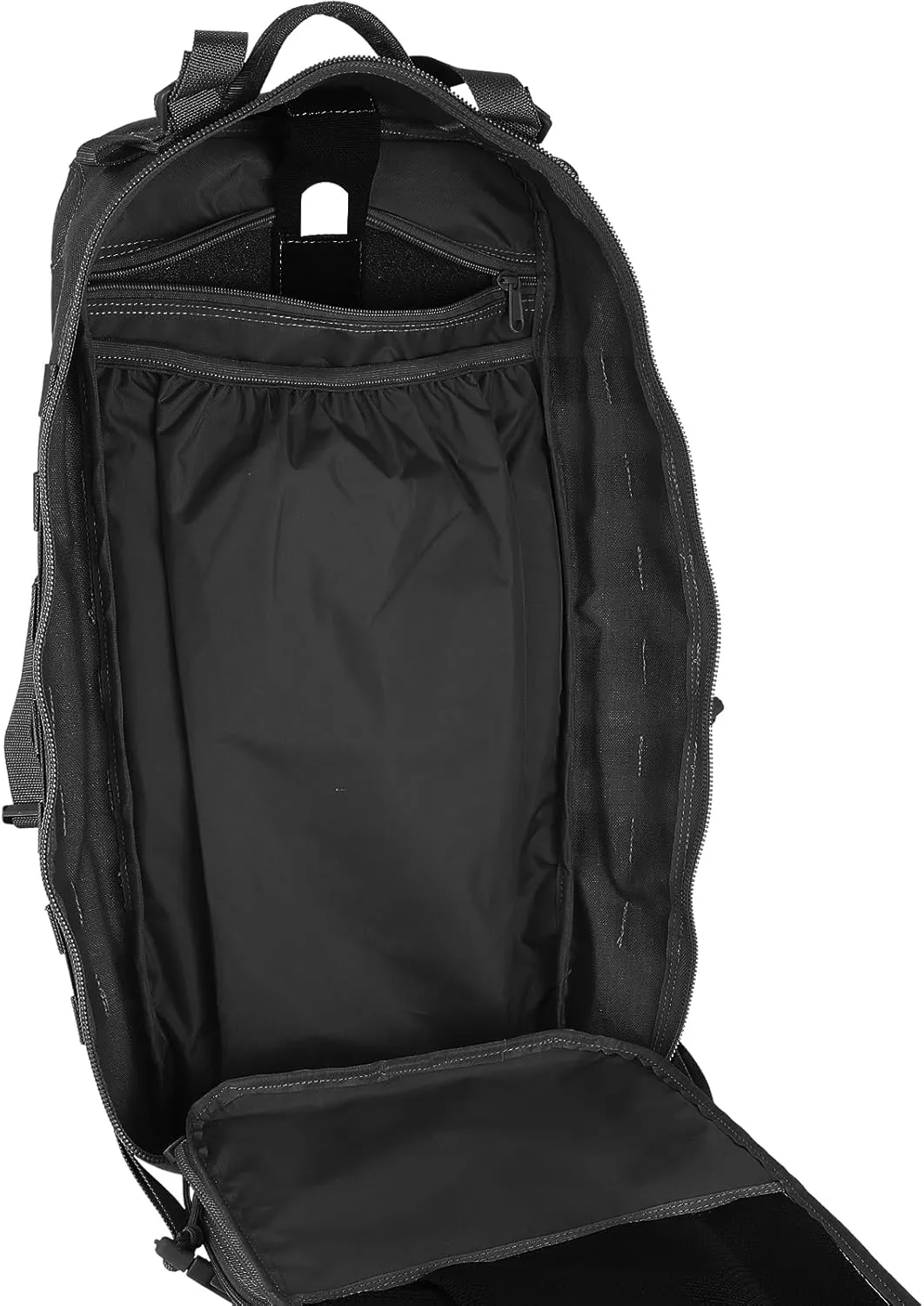 MAXPEDITION Gyrfalcon Backpack (Black) 36L Tactical Backpack with Detachable Waist Pack, MOLLE Internal Frame Rucksack, Military Survival Pack, Bug Out Bag, PT1054B