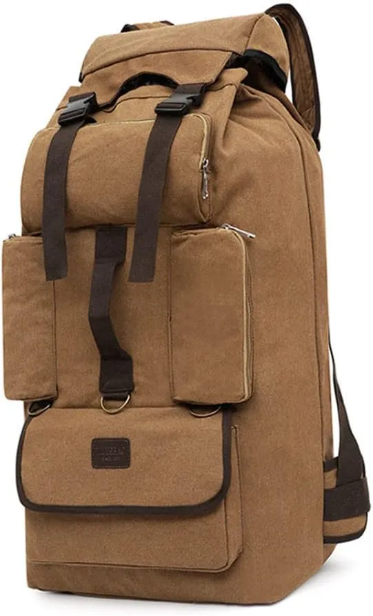 MaxxCloud Military Tactical Duffle Bag Army Rucksack Gym Bag Laptop Backpack Canvas Luggage Travel Bag