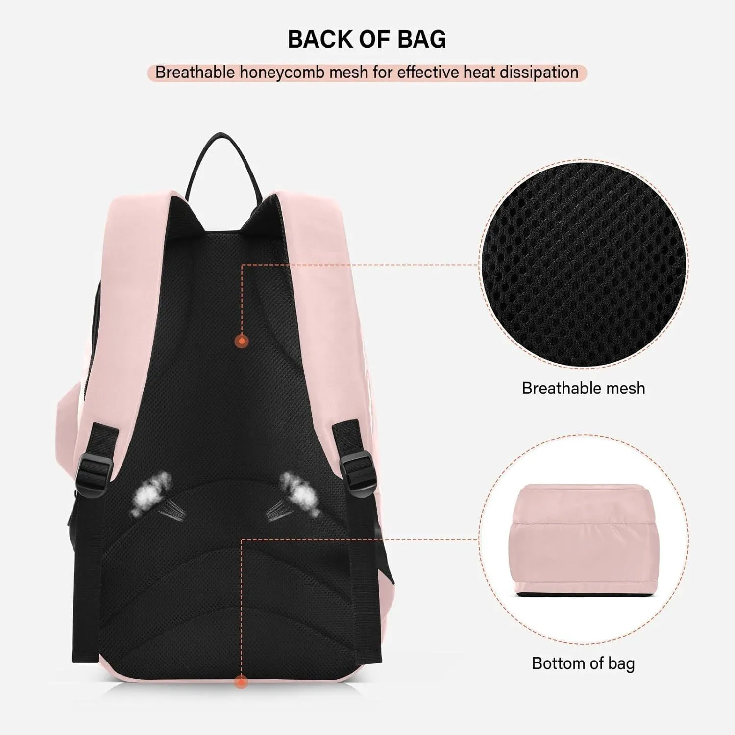 MCHIVER Custom Tennis Bags for Men Women Personalized Tennis Backpack Hold 2 Rackets Padel Sports Backpack 11.81 * 7.87 * 17.11in