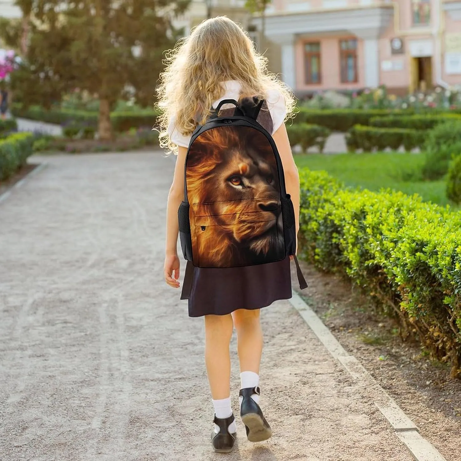 Men Women Lightweight Lion Of Judah Casual Daypack Big Capacity Bookbag With Padded Straps for Gym Travel Walking Cycling
