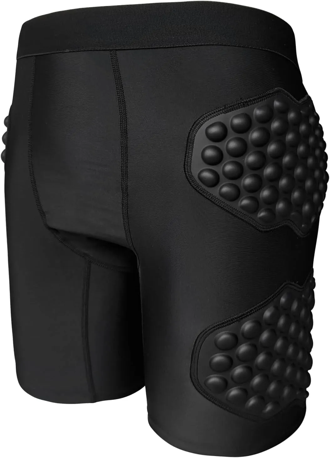 Men's Basketball Compression Padded Shorts, Butt Pads Impact Short Pants