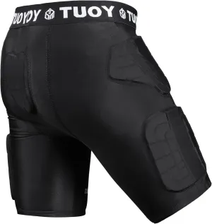 Mens Padded Football Girdle with Pads Hip Thigh Butt Tailbone Protector Pants Youth Adult Protective for Baseball