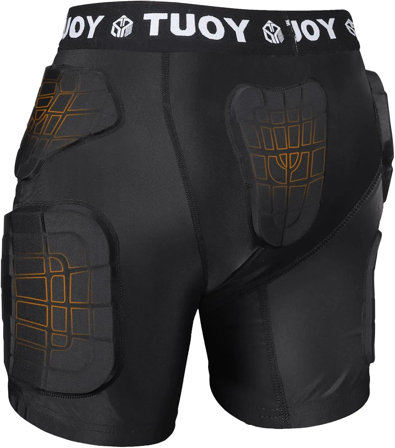 Mens Padded Football Girdle with Pads Hip Thigh Butt Tailbone Protector Pants Youth Adult Protective for Baseball