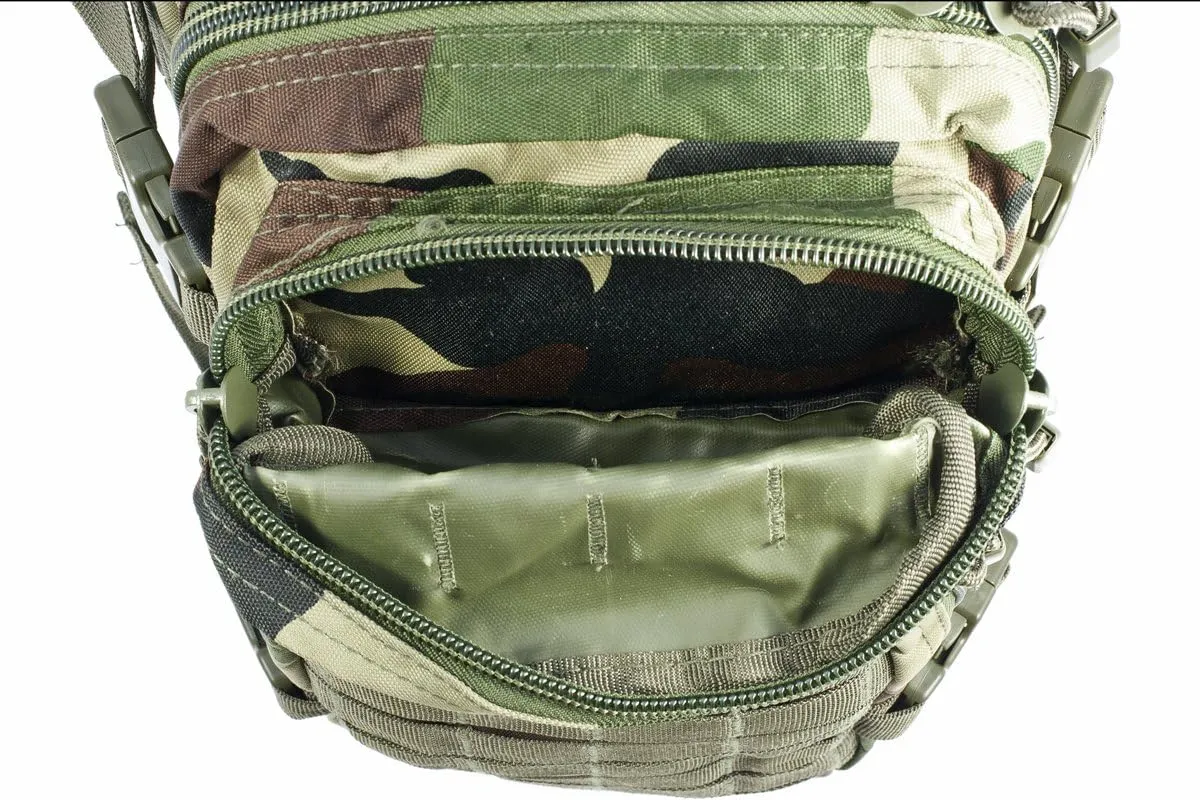 Mil-Tec Military Army Patrol Molle Assault Pack Tactical Combat Rucksack Backpack 20L French Army Cce Camo