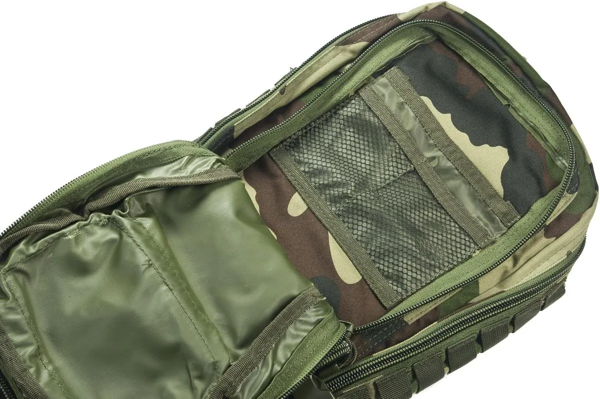 Mil-Tec Military Army Patrol Molle Assault Pack Tactical Combat Rucksack Backpack 20L French Army Cce Camo