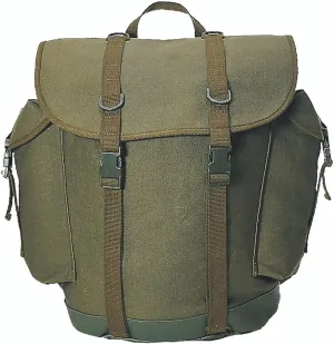 Mil-Tec Unisex Small 25L Olive Drab Mountain Rucksack - Rugged Durable Easy-to-Carry Tactical Outdoor Camping Hiking Backpack with Adjustable Straps & Reinforced Bottom