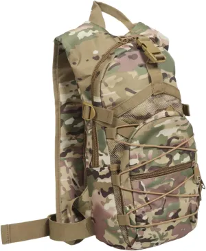 Milisten Rugged Camo Rucksack for Men Hiking Backpack with Supportive Design and Large Capacity for Outdoor Camping Adventures