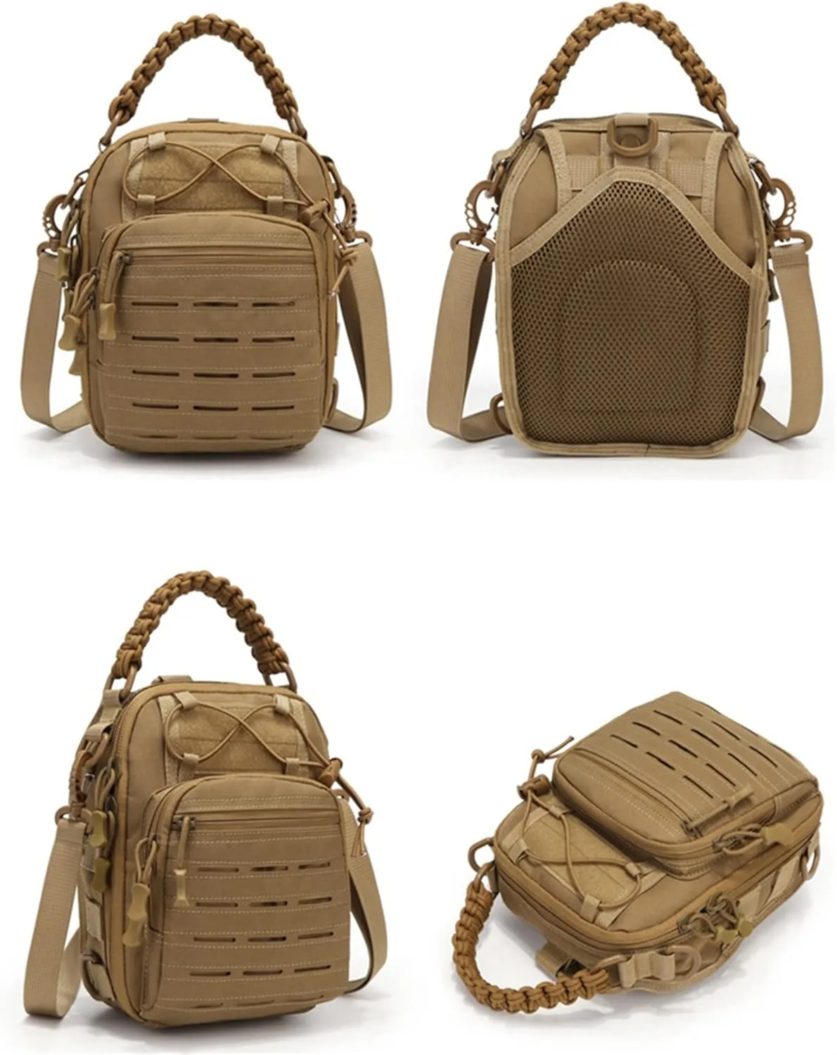 Military Tactical Shoulder Bag Sling Backpack Men Outdoor Chest Bag Climbing Camping Fishing Trekking Molle Bags