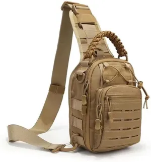 Military Tactical Shoulder Bag Sling Backpack Men Outdoor Chest Bag Climbing Camping Fishing Trekking Molle Bags