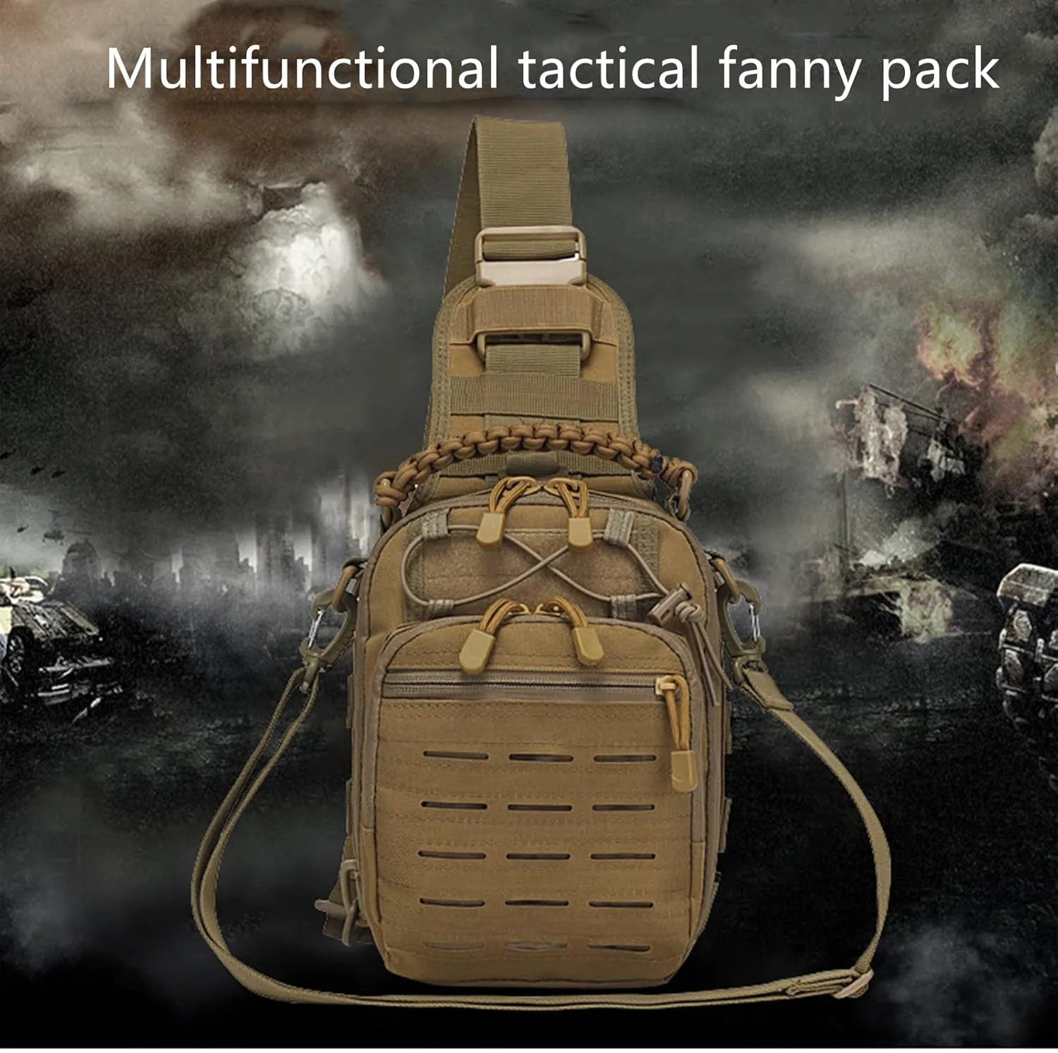 Military Tactical Shoulder Bag Sling Backpack Men Outdoor Chest Bag Climbing Camping Fishing Trekking Molle Bags