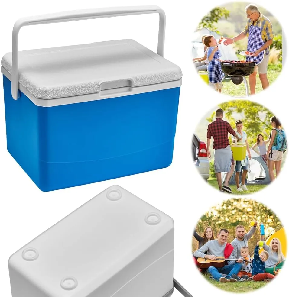 Mini Insulated Hard Cooler Lunch Box, 5 Quart Small Cooler with Handle, Portable Ice Retention Cooler Lunch Boxes for Camping, Picnic, Beach