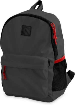 Mintra Office Backpack, Water-resistant Everyday Bag with Adjustable Straps, Unisex Backpack for Travel, College, Multi-Compartments with Secure Zippers, Dark Grey, 15L Small, 10" W x 14.17" H