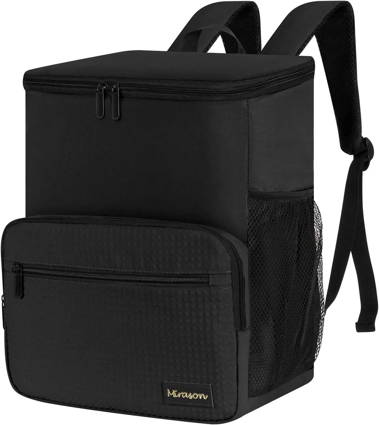 MIRASON Cooler Backpack Insulated Leak Proof Beach Backpack Cooler Bag, Cooling Beer Lunch Backpack Cooler for Men Women Picnic Hiking Camping Travel with 4 Pockets