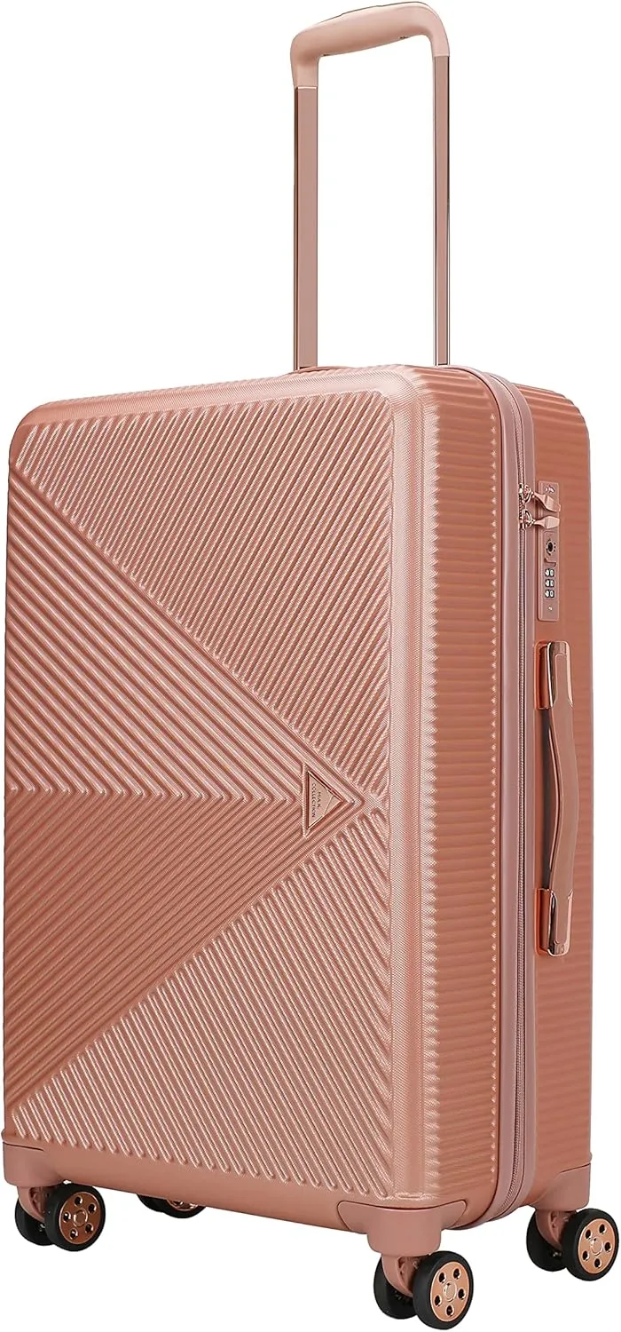 MKF Collection Polycarbonate Luggage Travel bags, TSA-approved lock Lightweight Wheeled Large Suitcases with wheels