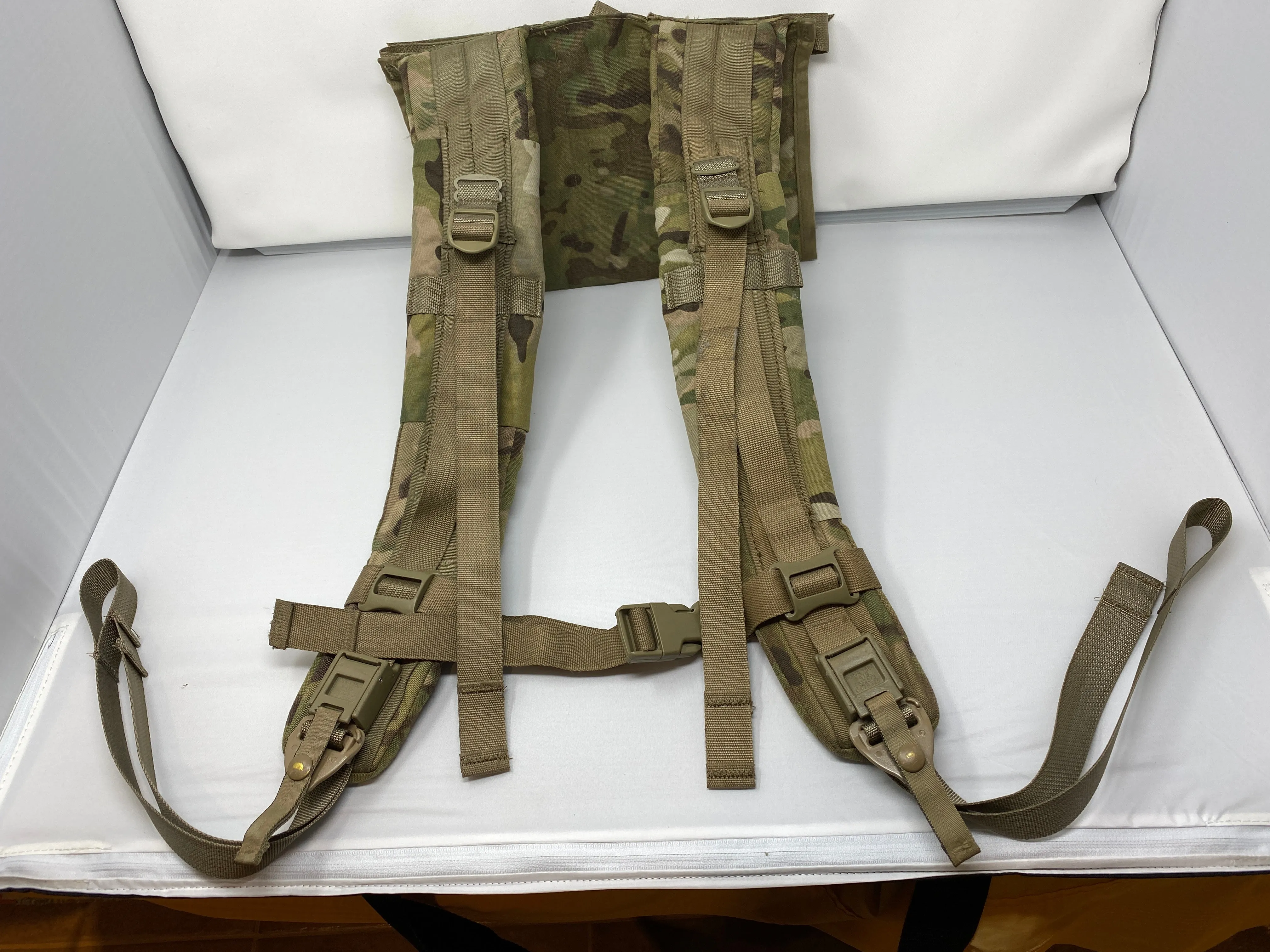 MOLLE II Rucksack Shoulder Straps Frame Multicam OCP (PROFESSIONALLY REPAIRED)