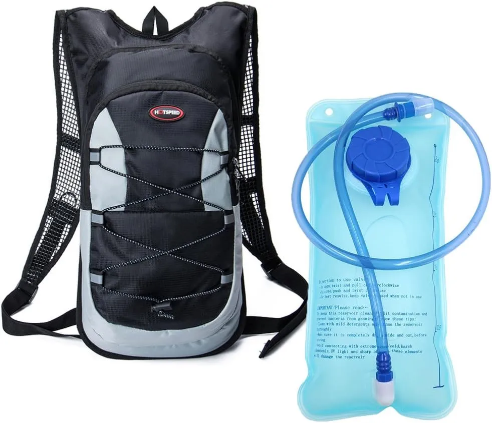 Monvecle Hydration Pack Water Rucksack Backpack Bladder Bag Cycling Bicycle Bike/Hiking Climbing Pouch   2L Hydration Bladder