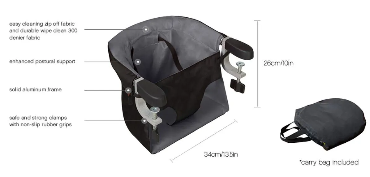 Mountain Buggy Pod Clip-On Highchair, Flint