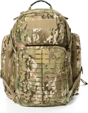 MT Military 3Day Rucksack with External Frame MOLLE Army Medium Ruck, Assault Backpack
