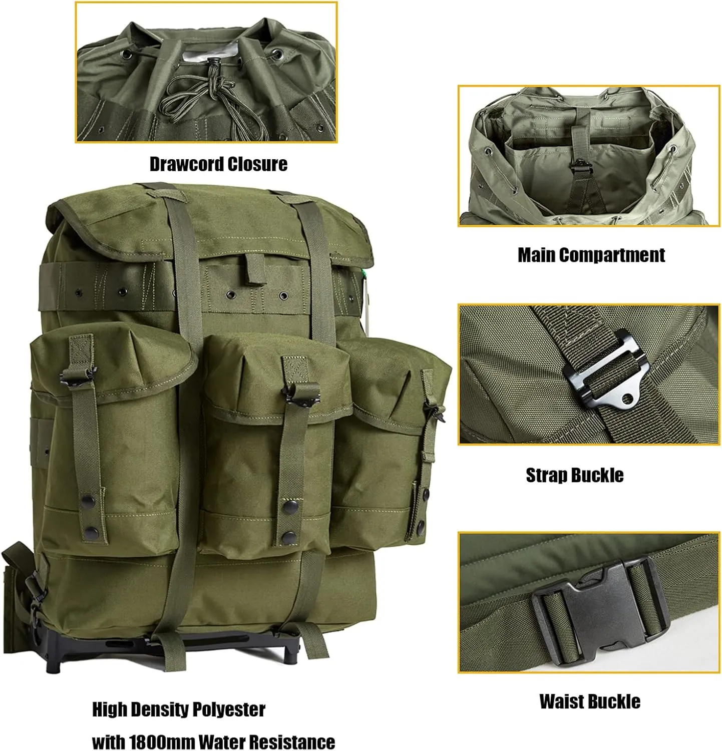 MT Military Alice Pack Army Survival Combat ALICE Rucksack Backpack