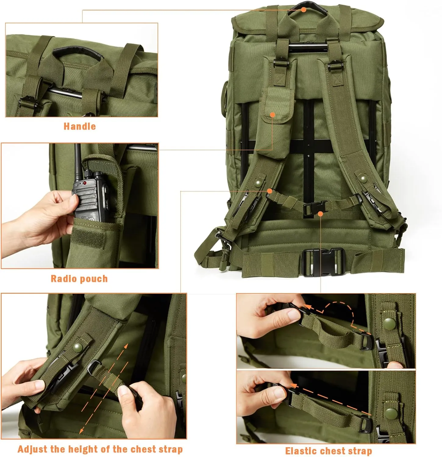 MT Military Alice Pack Army Survival Combat ALICE Rucksack Backpack