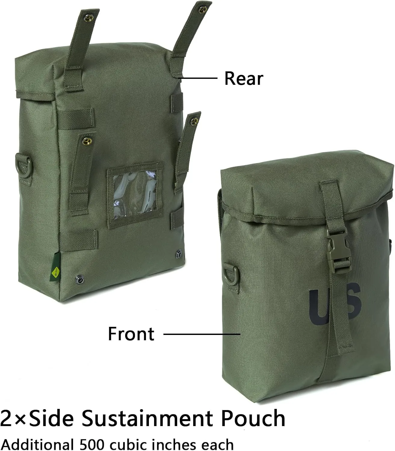 MT Military MOLLE 2 Large Rucksack with Frame, Army Tactical Backpack