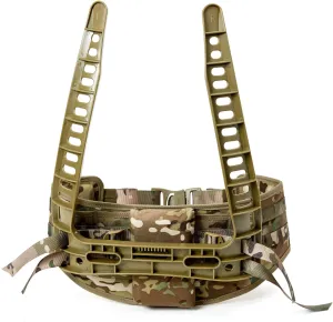 MT Military MOLLE II Medium Rucksack Frame with Waist Belt – Durable Tan ABS Frame for Army Medium Ruck, Enhanced Load-Bearing Comfort