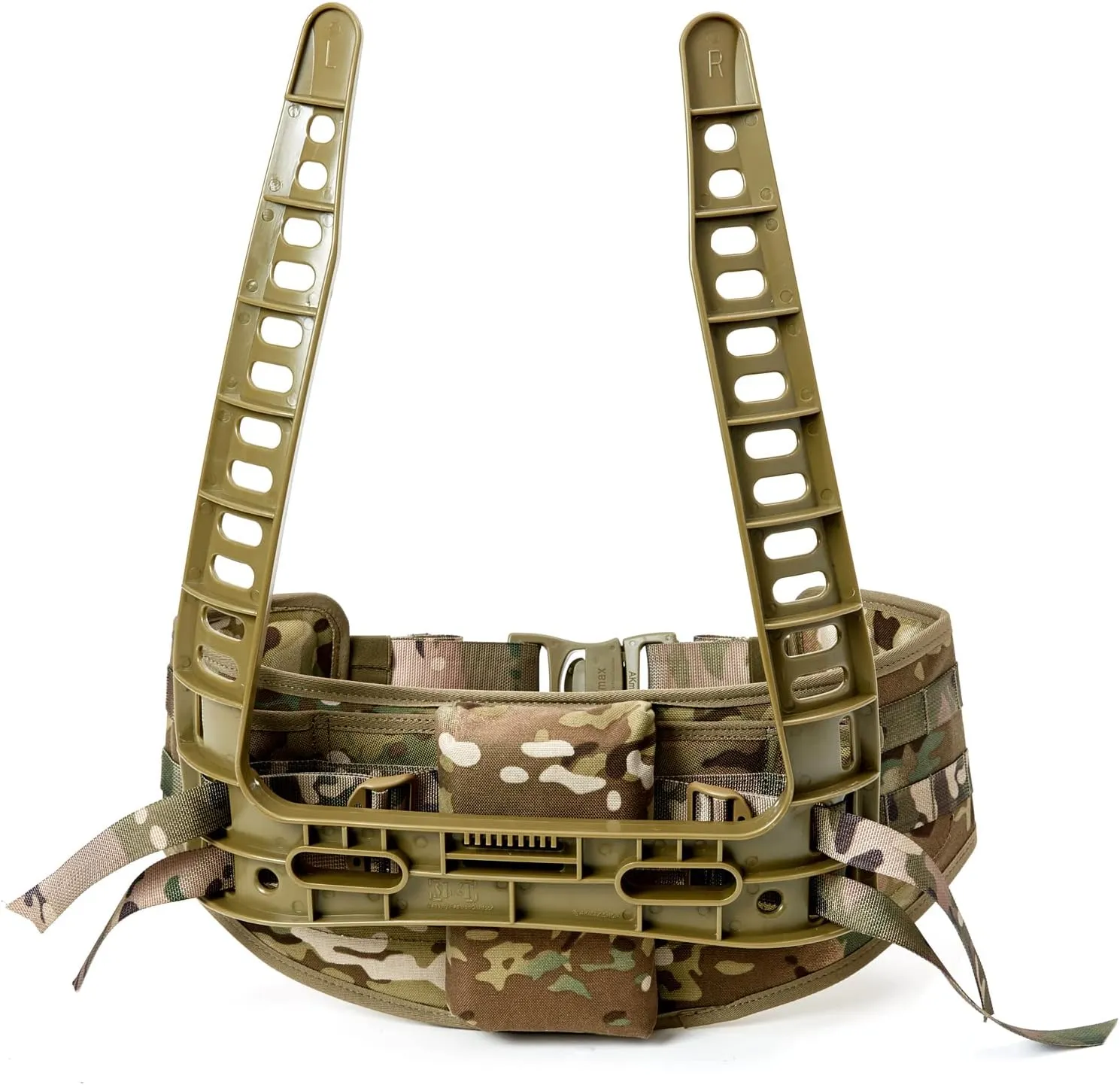 MT Military MOLLE II Medium Rucksack Frame with Waist Belt – Durable Tan ABS Frame for Army Medium Ruck, Enhanced Load-Bearing Comfort