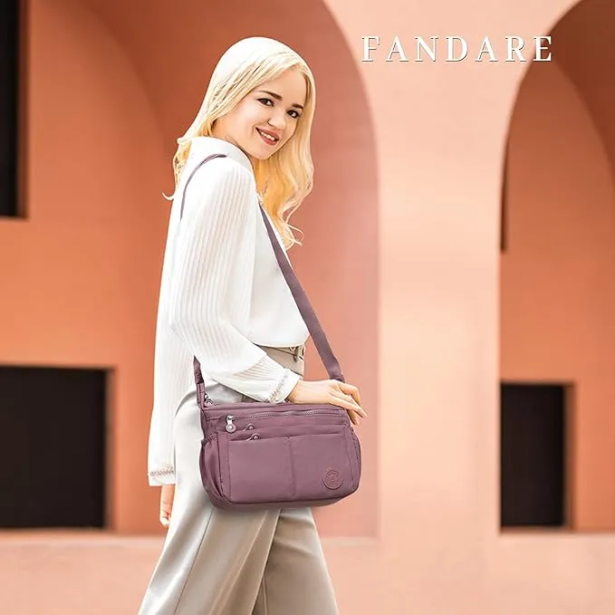 Multi-Pocket Large Capacity Waterproof Casual Crossbody Bag Shoulder Bag