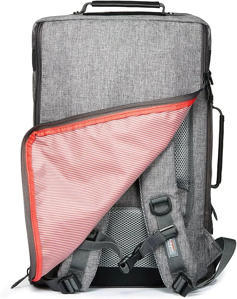 Multipurpose Outdoor Backpack, Hiking Rucksack,Travel Duffel Bag fits 15.6 Laptop Grey