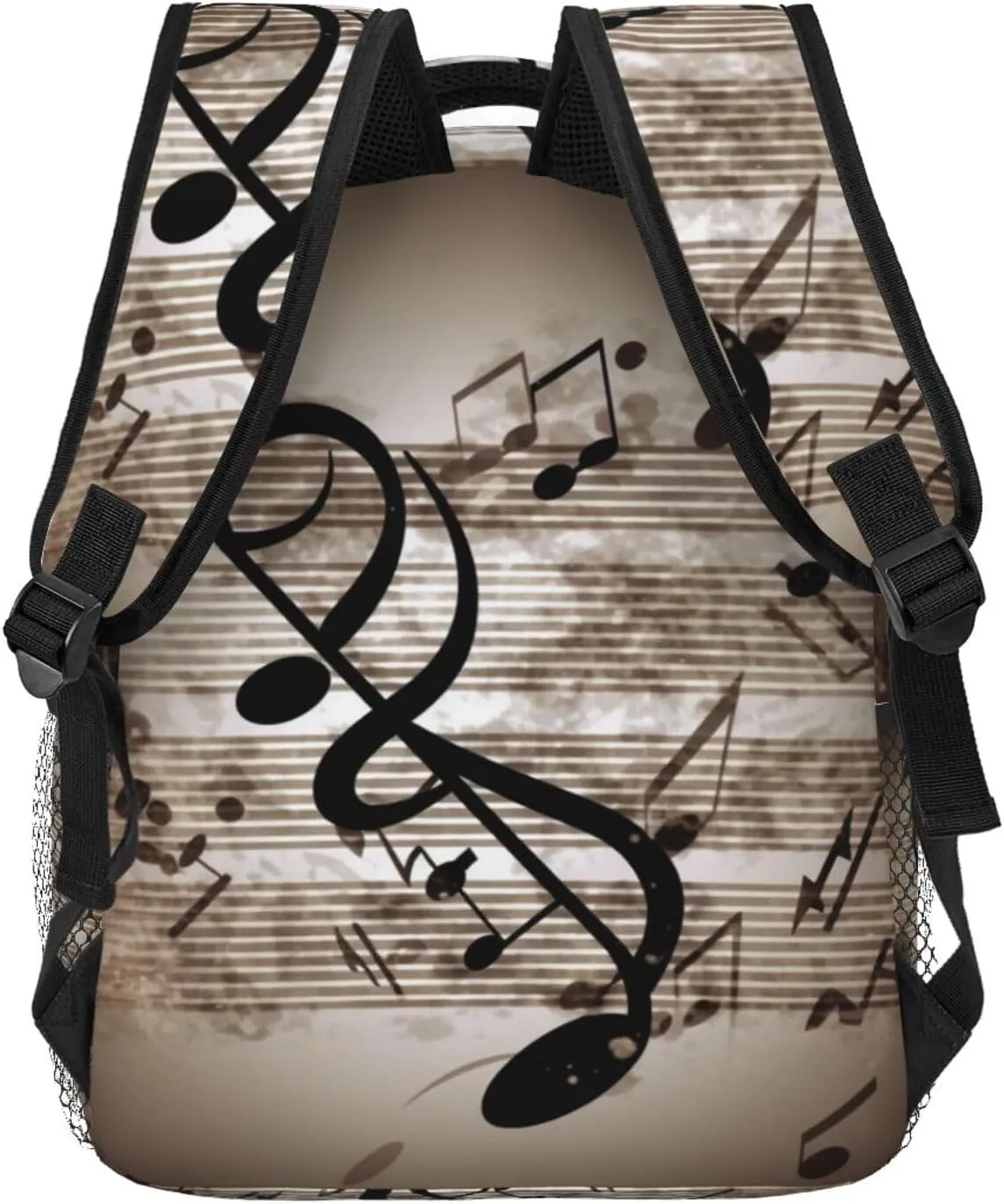 Music Note Backpack for Men Women Casual Daypack Laptop Backpack Computer Bag Travel Laptop Bag