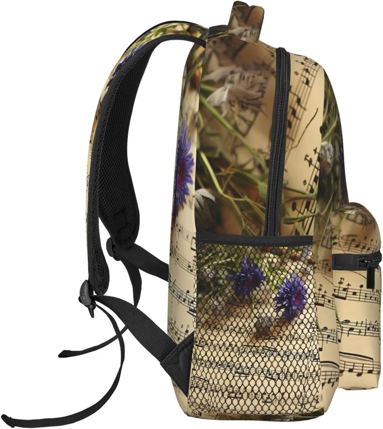 Music Sheet Backpack for Men Women Casual Daypack Laptop Backpack Computer Bag Travel Laptop Bag
