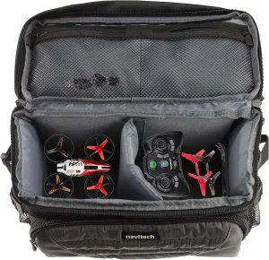 Navitech Grey Drone/Quadcopter Carry Bag Case Compatible With Cheerson CX-10D CX10D RC Mini Nano Drone