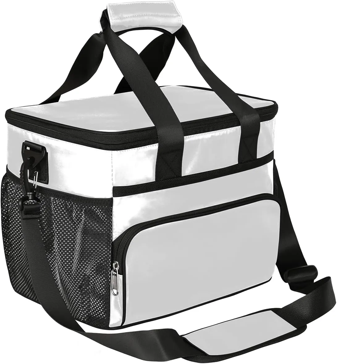 Nectar-Rich Flower Soft Sided Cooler Bag, 20 Cans Insulated Leak Proof Cooler Bag with Hard Bottom Whimsical Flower Portable Lightweight Cooler Picnic Cooler Lunch Tote Bag for Travel Camping