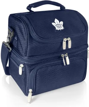 NHL Toronto Maple Leafs Pranzo Lunch Bag - Insulated Lunch Box with Picnic Set - Lunch Cooler Bag